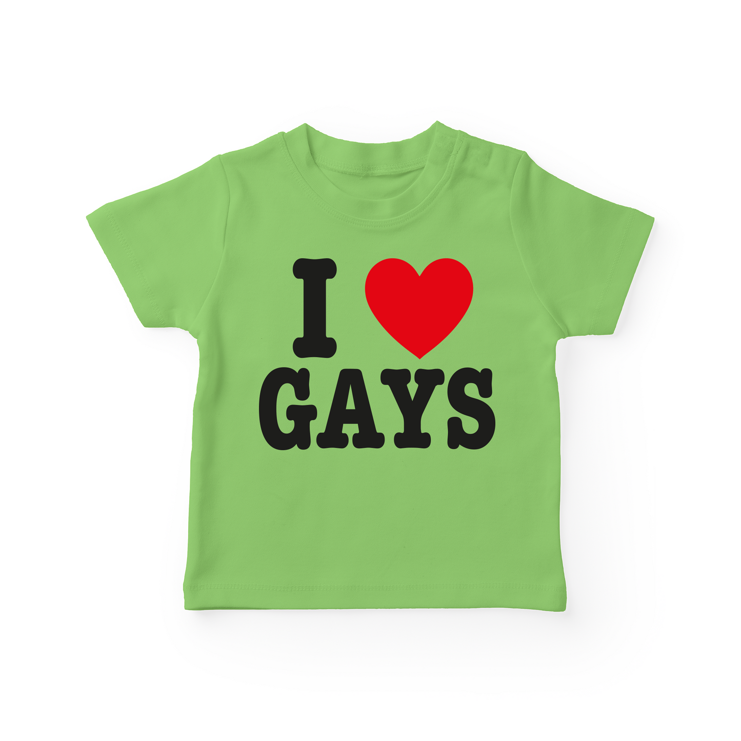 I Love Gays Baby Tee