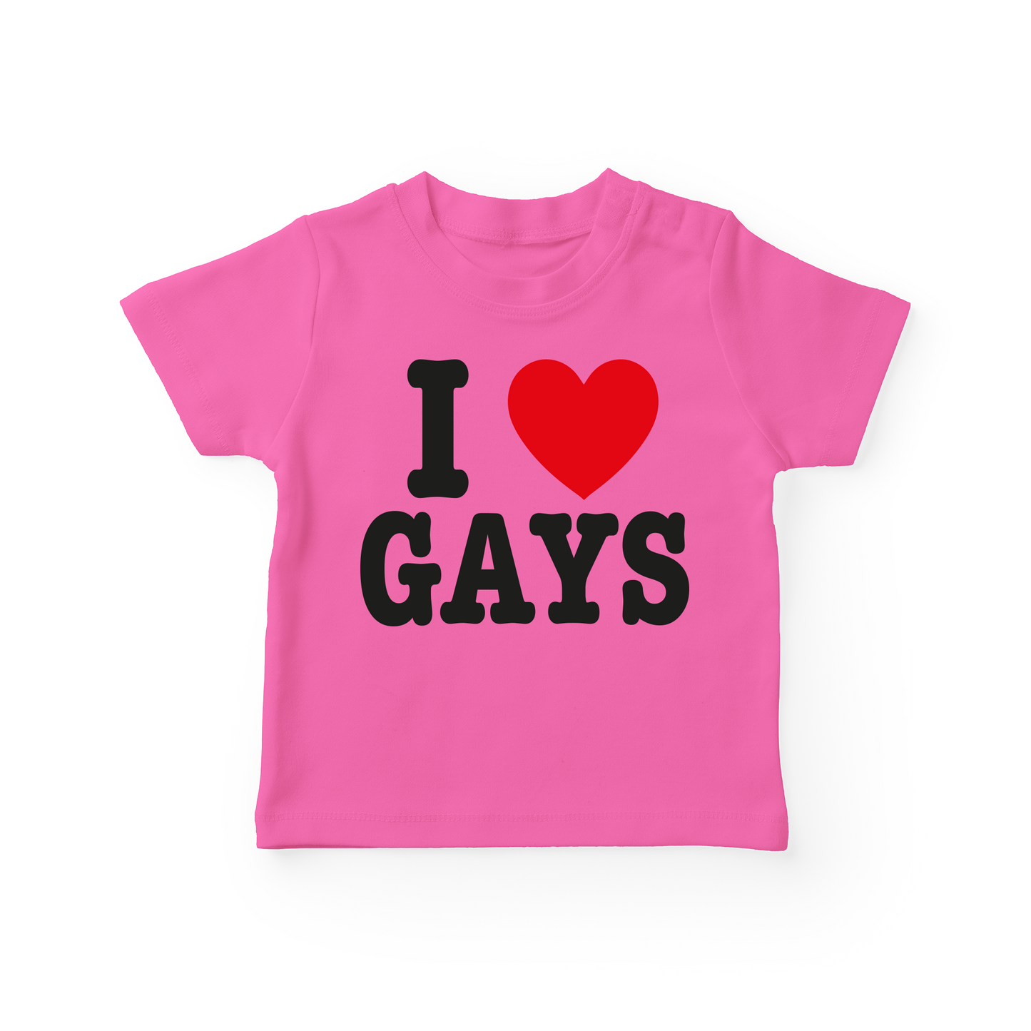 I Love Gays Baby Tee