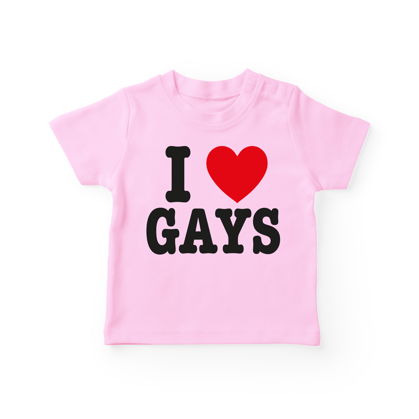I Love Gays Baby Tee