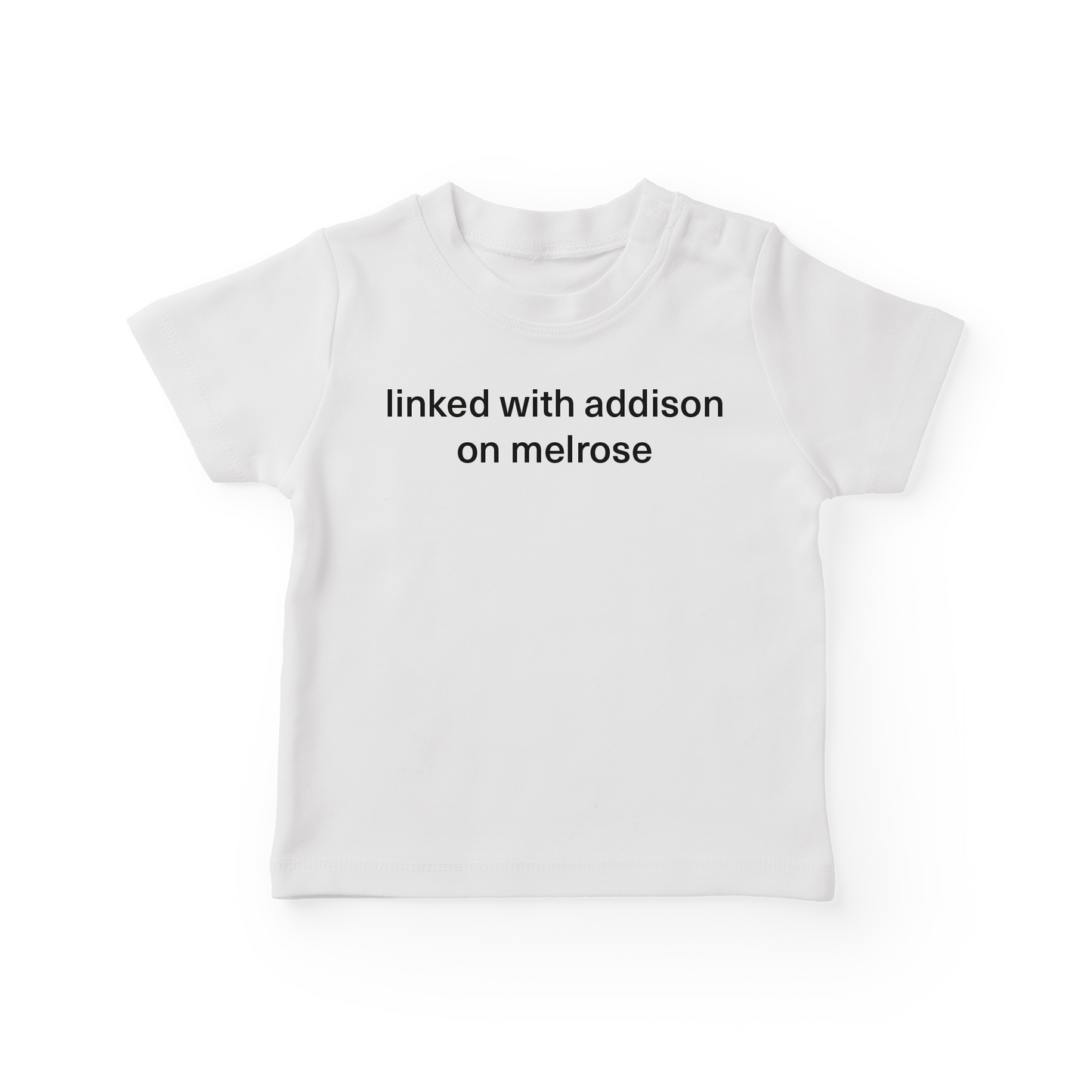 Linked With Addison On Melrose Baby Tee
