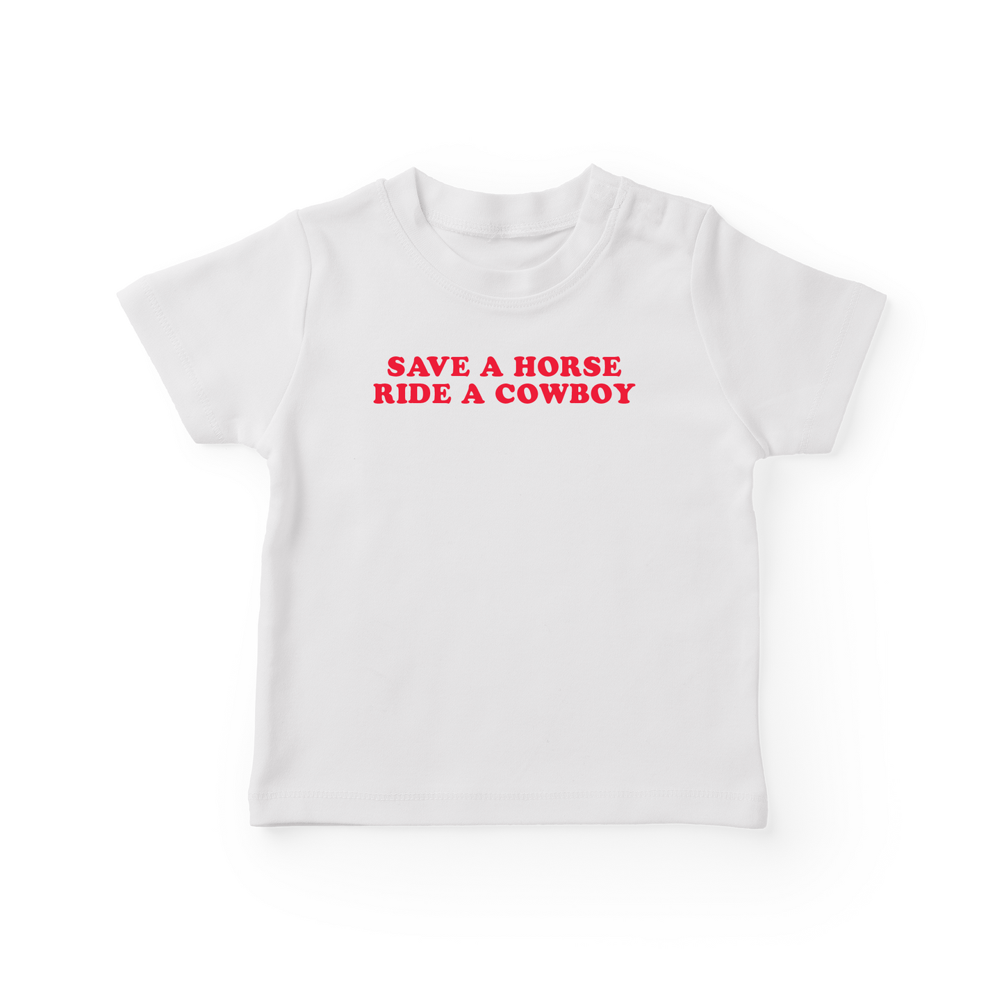 Save A Horse Ride A Cowboy Baby Tee