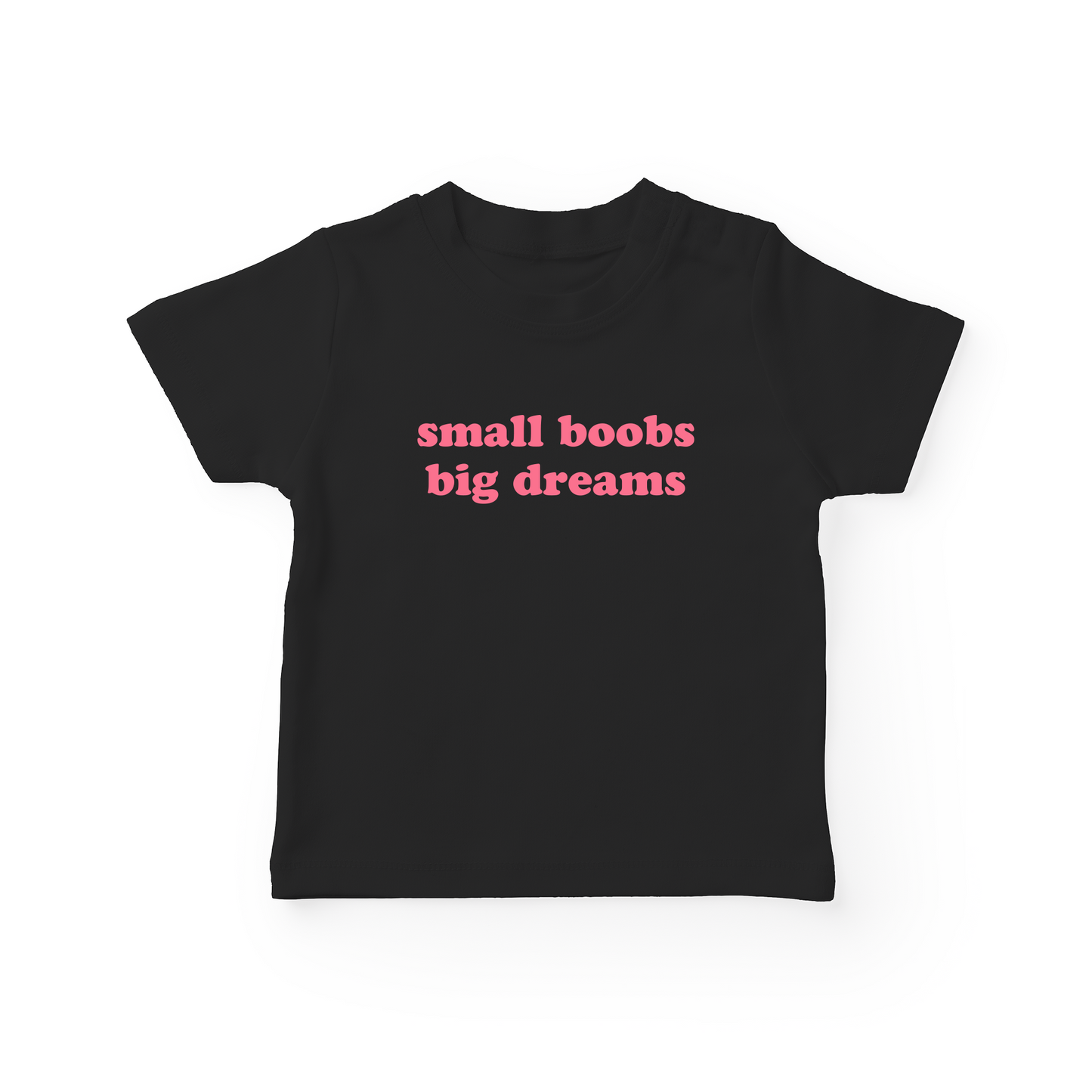 Small Boobs Big Dreams Baby Tee