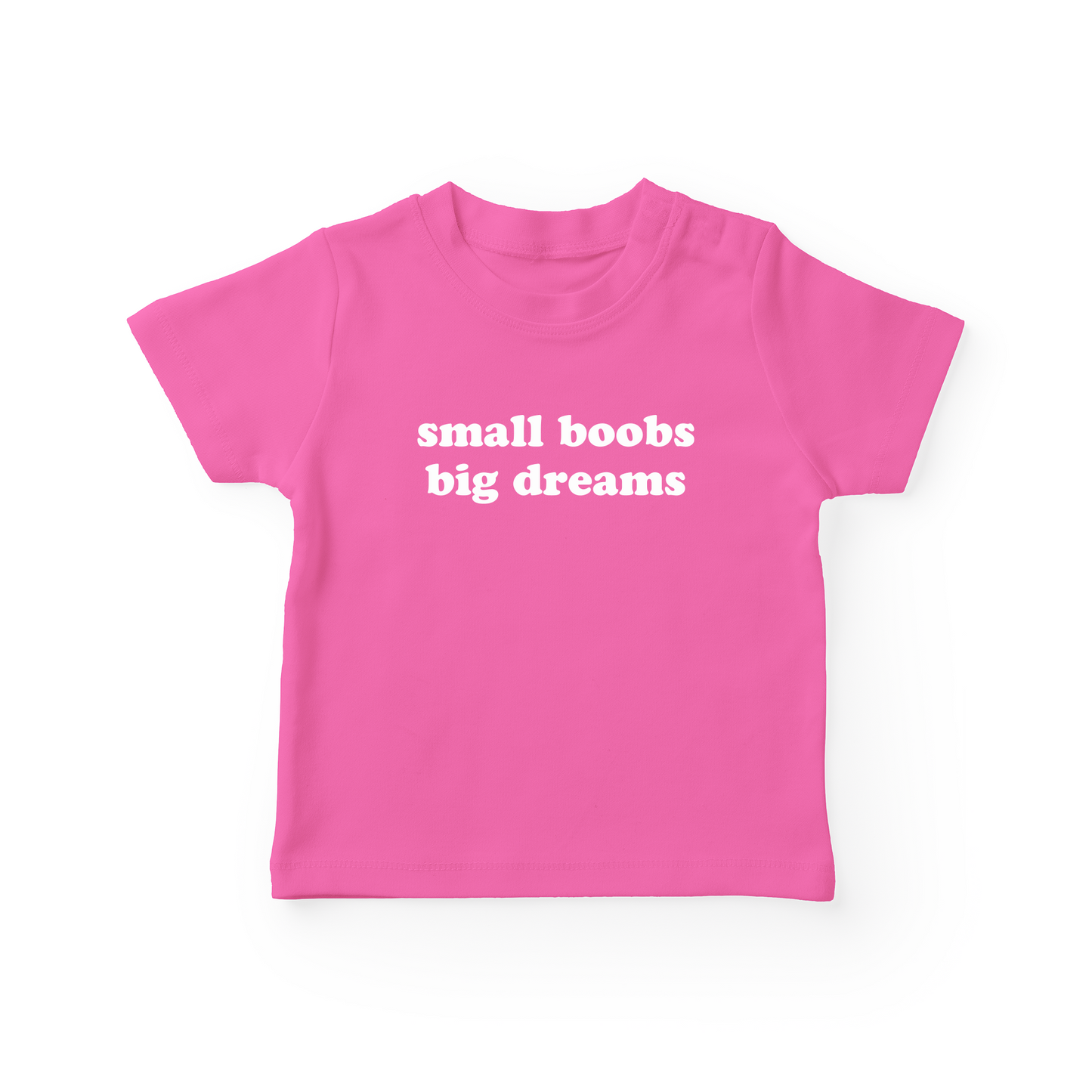 Small Boobs Big Dreams Baby Tee