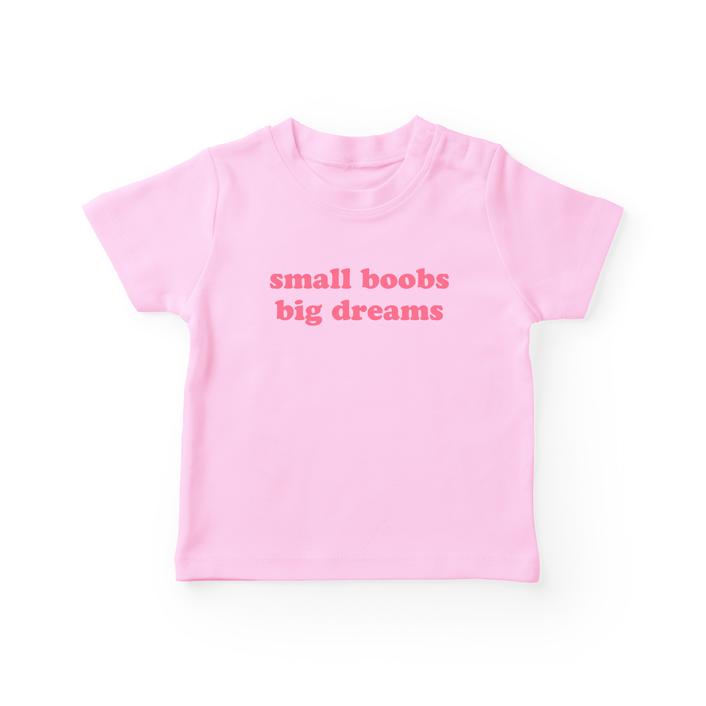 Small Boobs Big Dreams Baby Tee