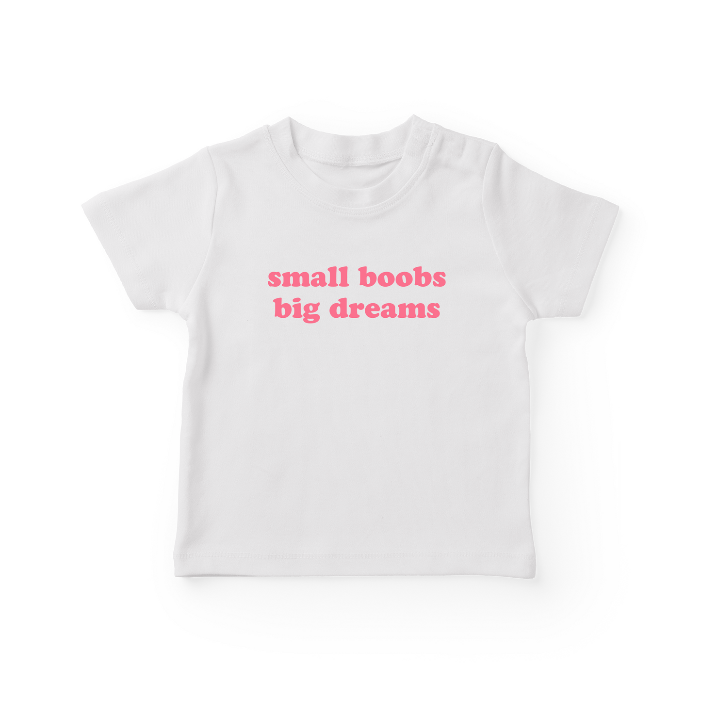 Small Boobs Big Dreams Baby Tee