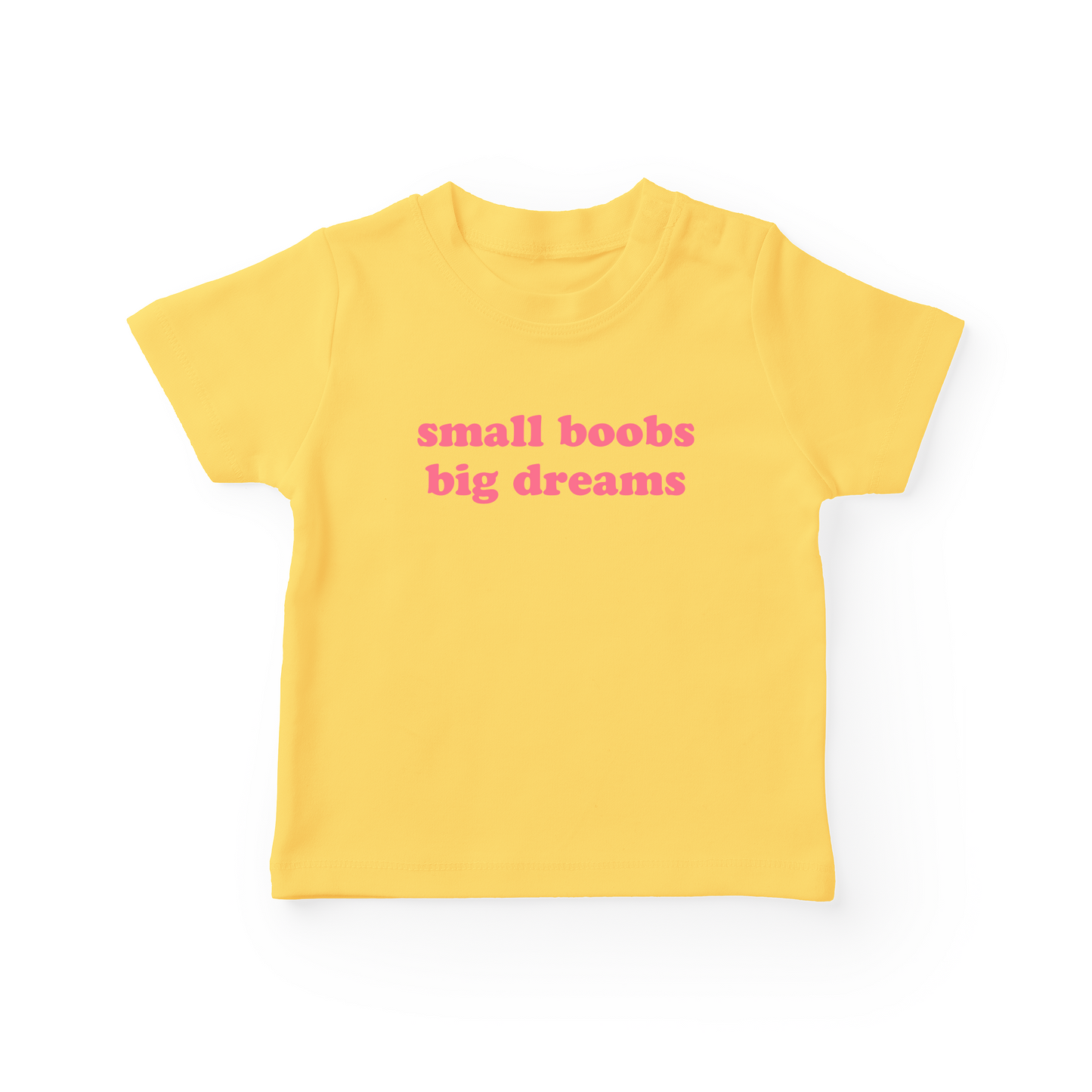 Small Boobs Big Dreams Baby Tee