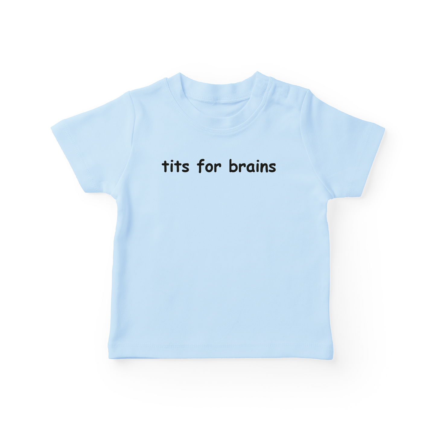 Tits For Brains Baby Tee