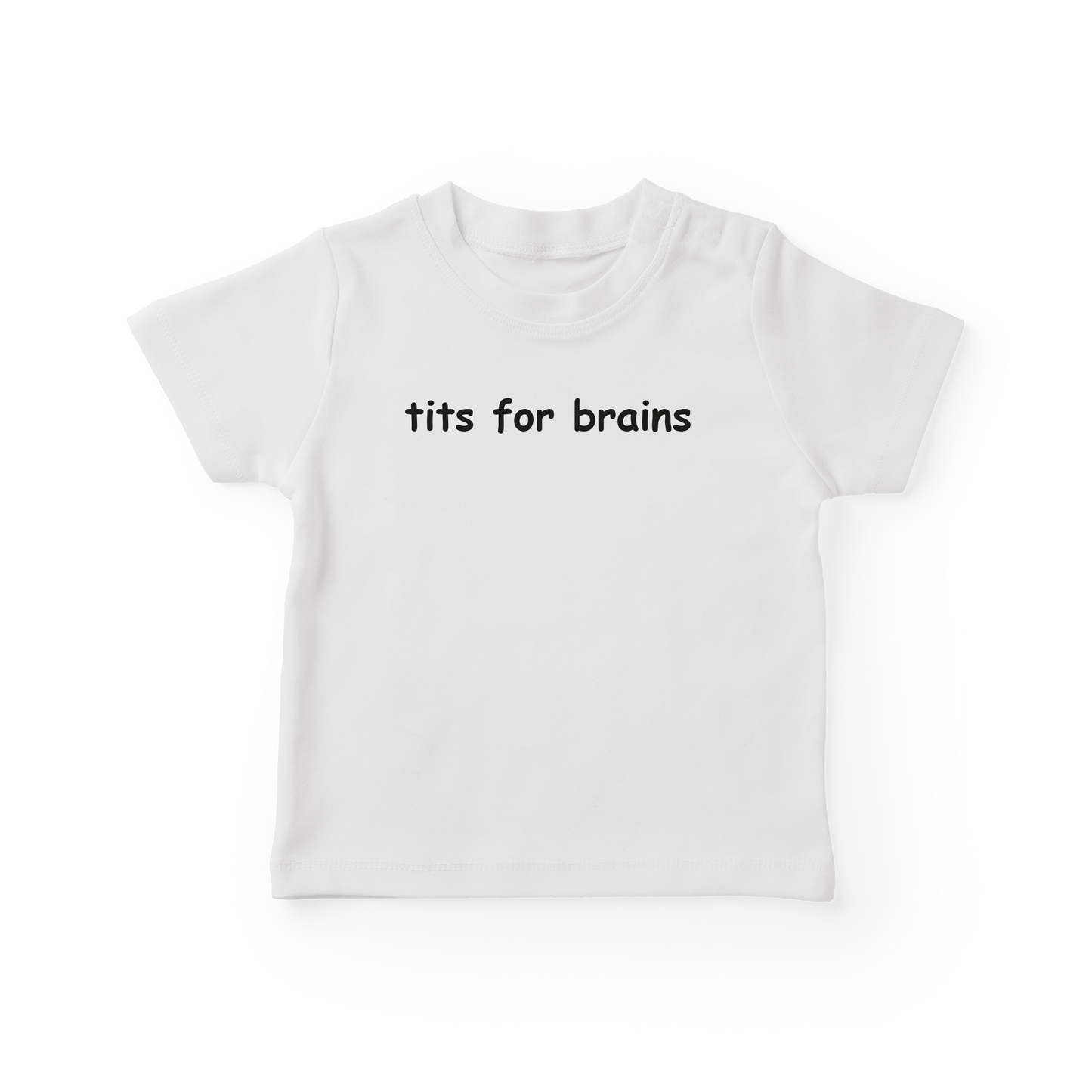Tits For Brains Baby Tee