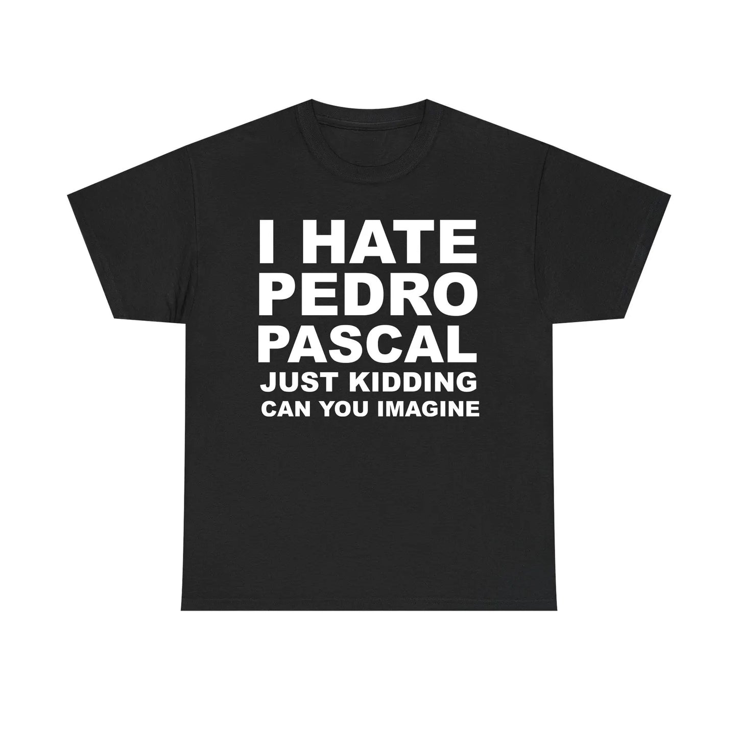 I Hate Pedro Pascal Just Kidding Can You Imagine Standard T Shirt