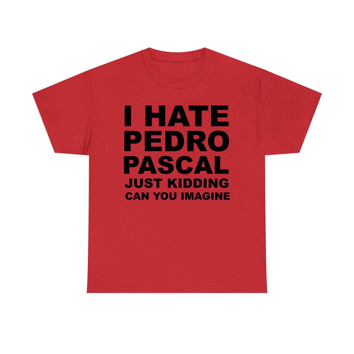 I Hate Pedro Pascal Just Kidding Can You Imagine Standard T Shirt