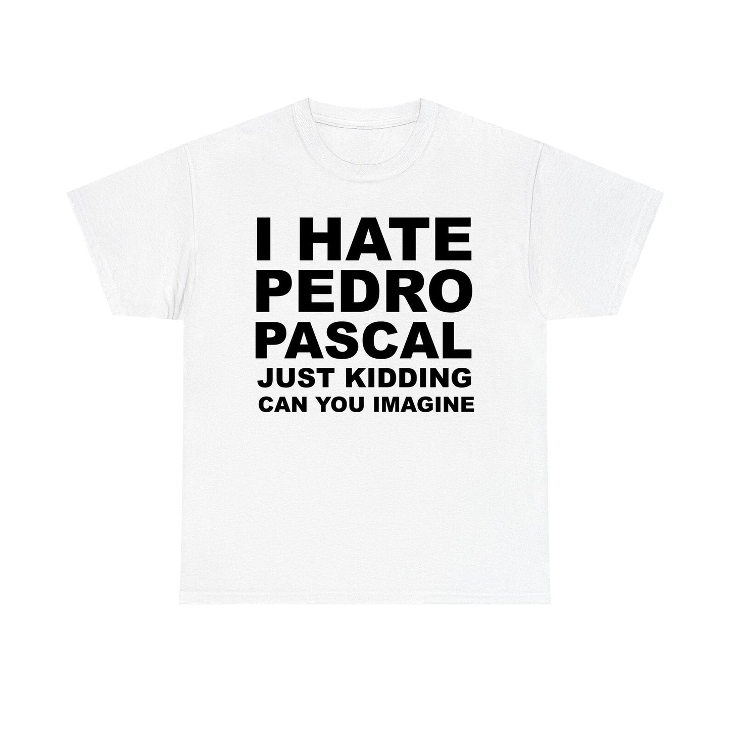 I Hate Pedro Pascal Just Kidding Can You Imagine Standard T Shirt