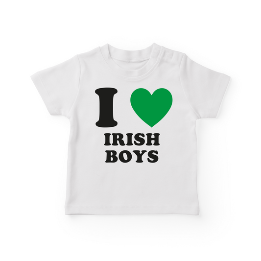 I Love Irish Boys Baby Tee