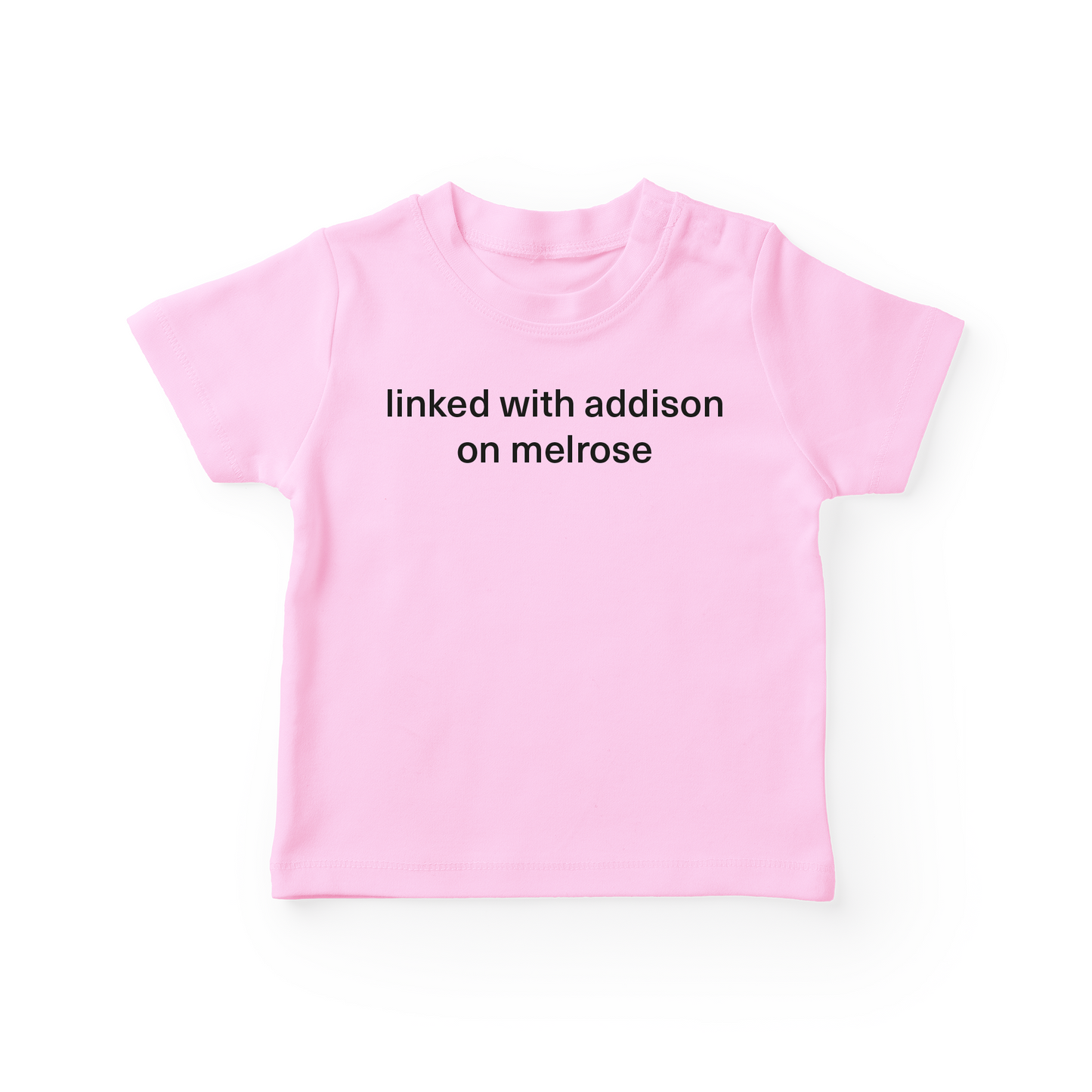 Linked With Addison On Melrose Baby Tee