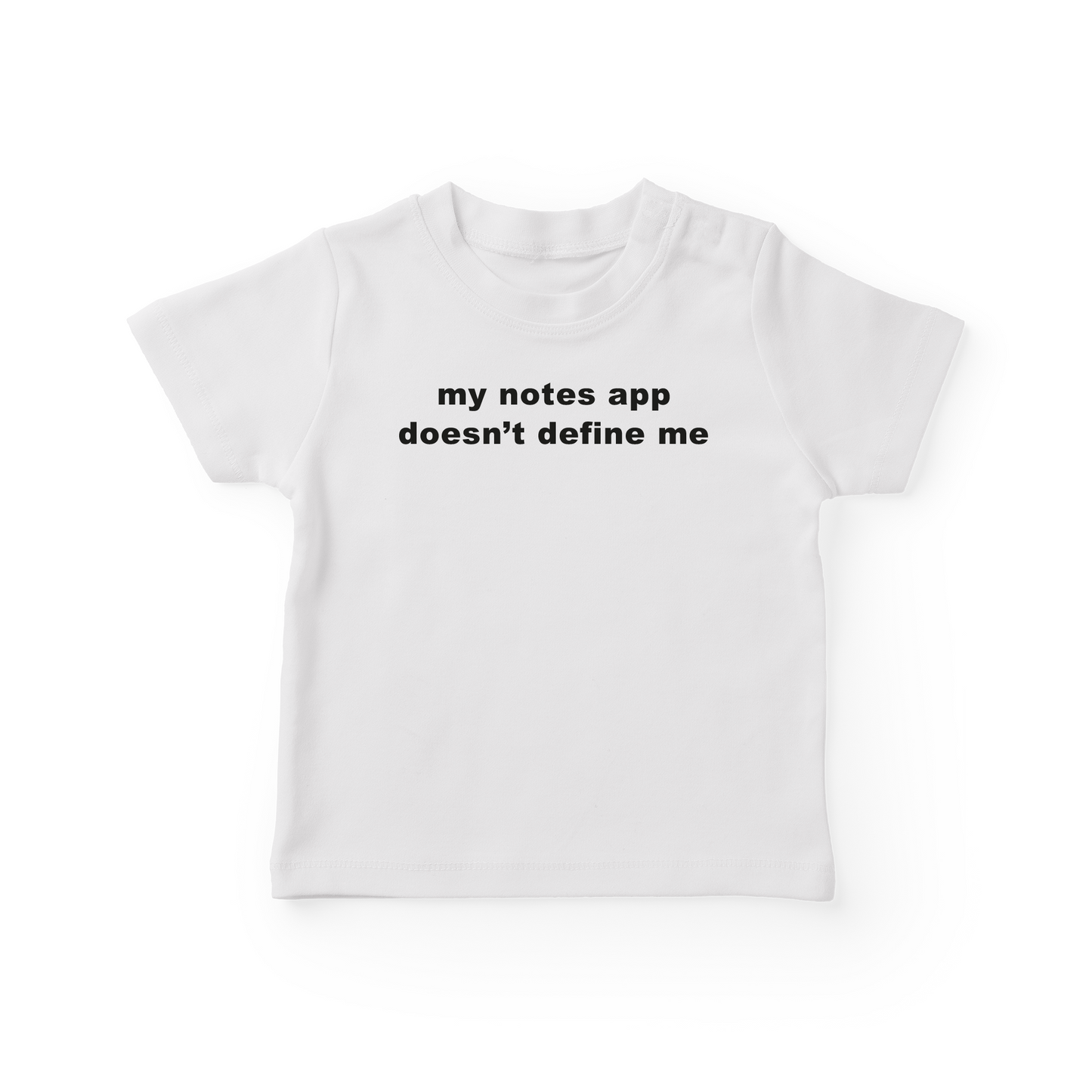 My Notes App Doesn't Define Me Baby Tee