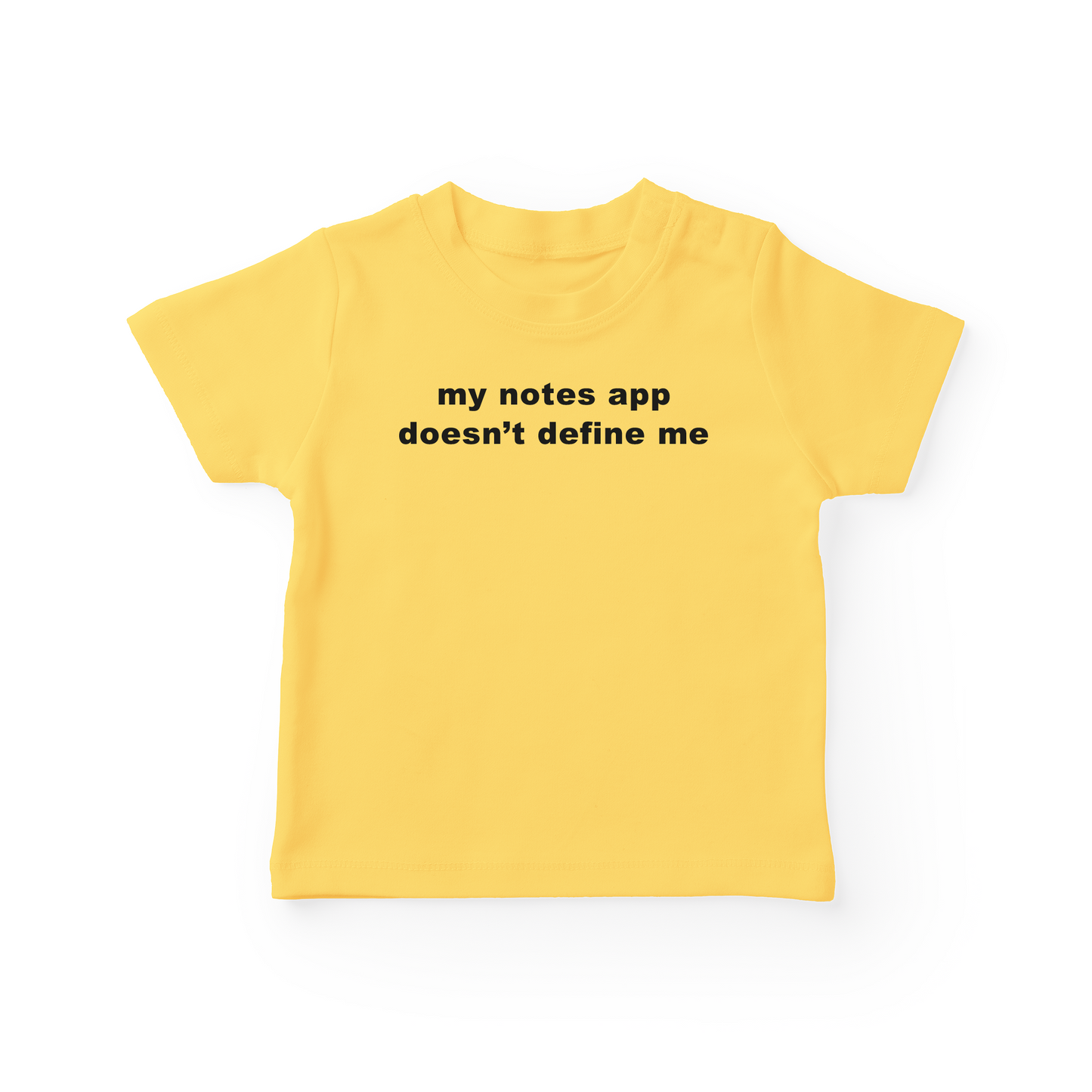 My Notes App Doesn't Define Me Baby Tee