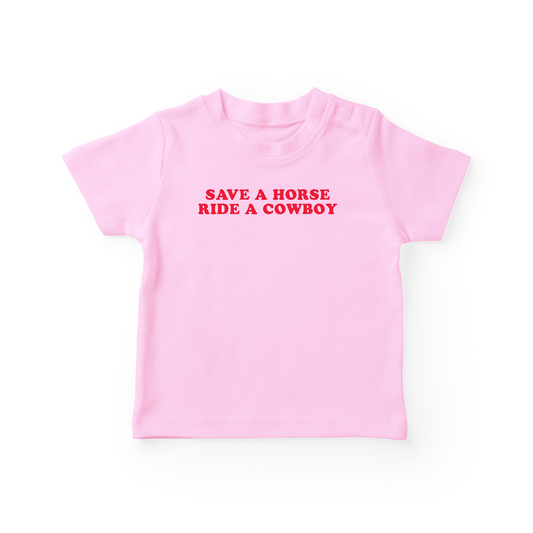 Save A Horse Ride A Cowboy Baby Tee